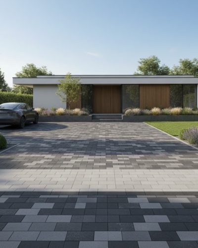 Pflastersteine Einfahrt