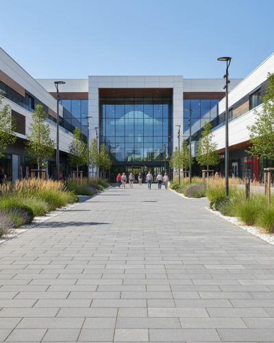 Pflastersteine Einkaufcenter