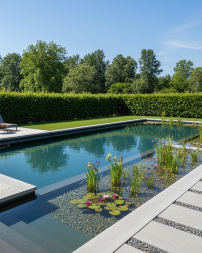Schwimmteich Modern